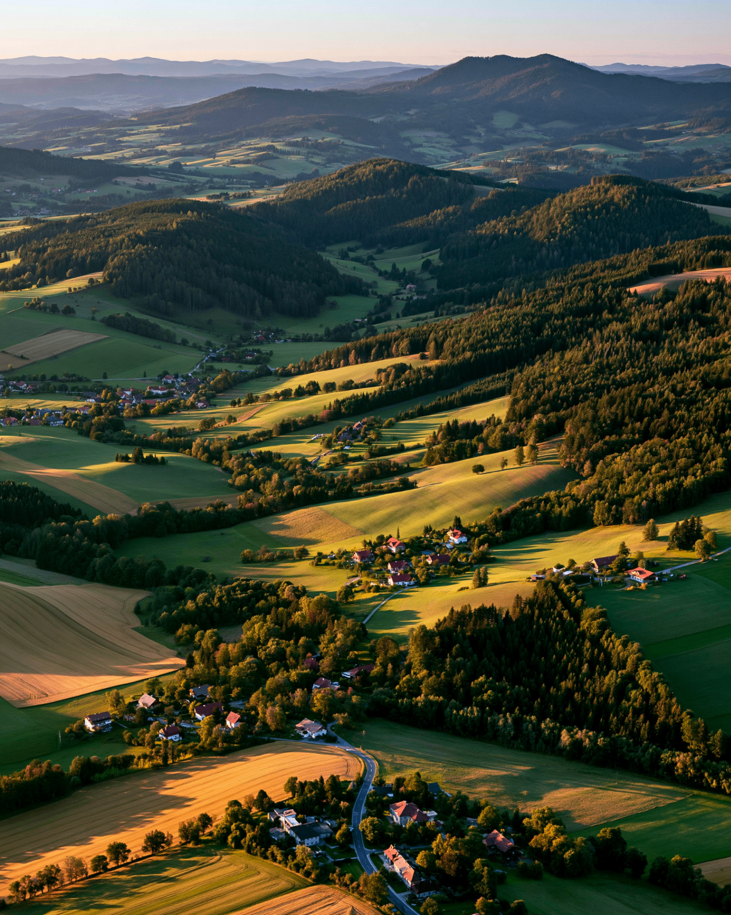 Landschaftsaufnahme als Standortmotiv